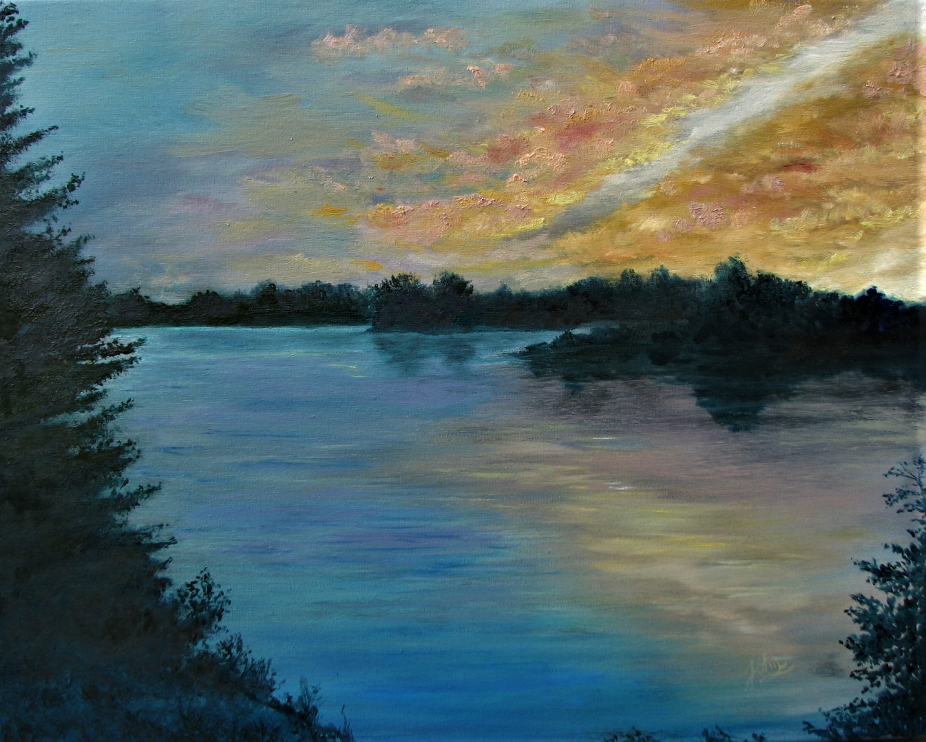 Sunset from Back Deck